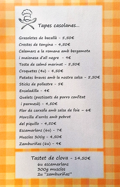 Carta tapes cafeteria orange